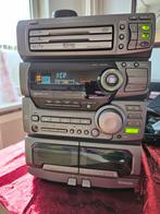 Leuke stereo set JVC met boxxen en afstandsbediening., Ophalen, Cassettedeck, JVC