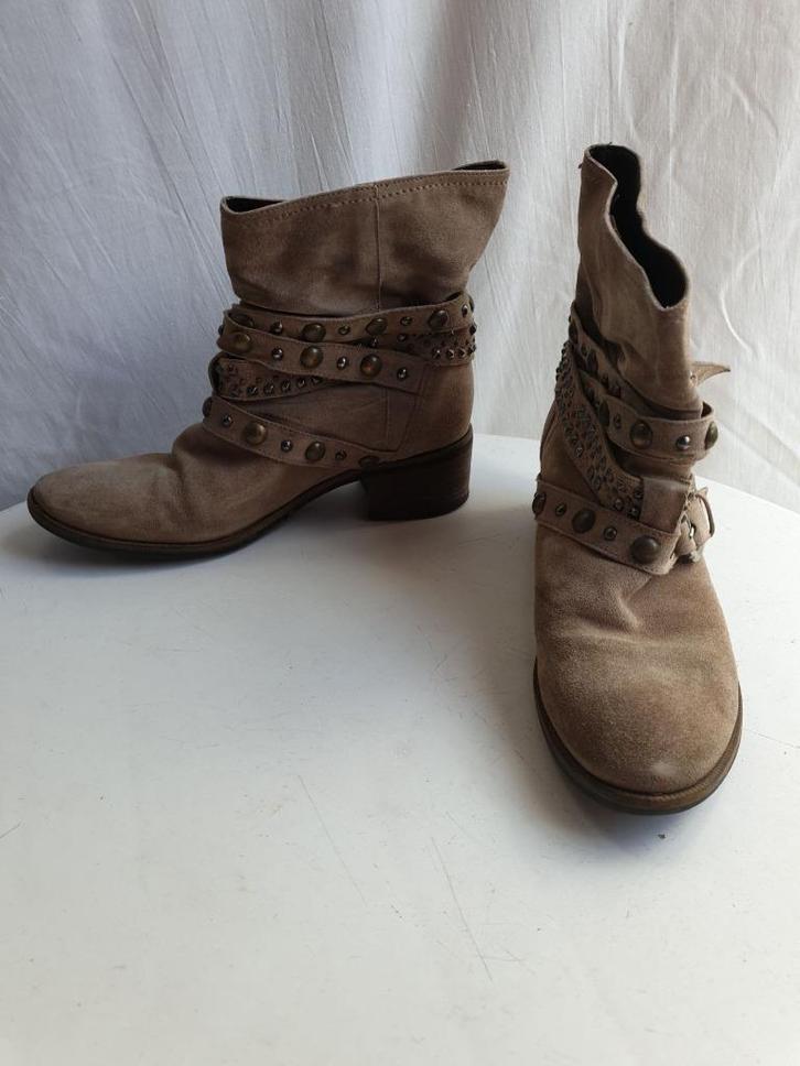 Gave leren enkellaarzen mt 39 merk Manwood, Kleding | Dames, Schoenen, Zo goed als nieuw, Lage of Enkellaarzen, Zwart, Ophalen of Verzenden