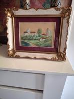 Prachtig gesigneerd schilderij van overgrootvader geweest, Antiek en Kunst, Kunst | Schilderijen | Klassiek, Ophalen of Verzenden