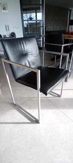 6 ARCO eetkamerstoelen, Ophalen, Modern design, Gebruikt, Zwart