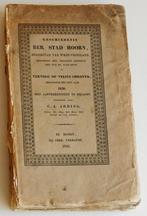 C A Abbing:  Geschiedenis der stad Hoorn (Eerste deel), Gelezen, Ophalen of Verzenden, C A Abbing, 17e en 18e eeuw