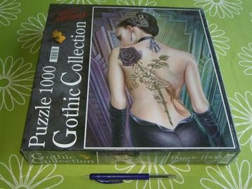 Nieuw in seal: Gothic puzzel - Rose de folies - 1000 stukjes beschikbaar voor biedingen