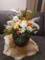 Groot kerstbloemstuk met kunstbloemen, Ophalen of Verzenden, Nieuw