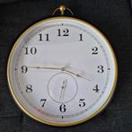 Zwarte Wandklok - 46 cm, Ophalen of Verzenden, Zo goed als nieuw, Analoog, Wandklok