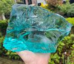 2,5kg! Topstuk grote Andara glas zee-groene kleur, Ophalen of Verzenden, Mineraal