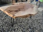 boomstamtafel bijzettafel salontafel eettafel epoxytafel, Nieuw, Ophalen of Verzenden, 75 cm of meer, Overige vormen
