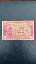 Duitsland 2 mark 1948, Postzegels en Munten, Bankbiljetten | Europa | Niet-Eurobiljetten, Ophalen of Verzenden, Duitsland