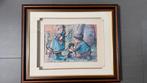 Ingelijst reliëf werk van Ot & Sien, Antiek en Kunst, Kunst | Litho's en Zeefdrukken, Ophalen