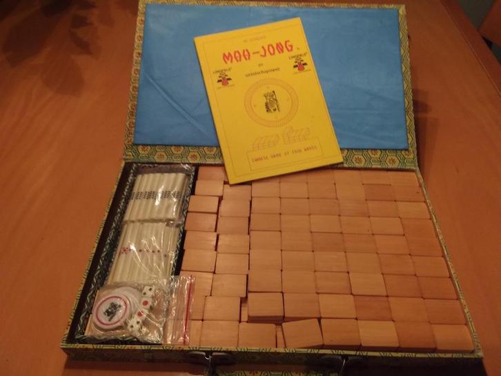 Super leuk Mahjong spel, Hobby en Vrije tijd, Gezelschapsspellen | Bordspellen, Zo goed als nieuw, Drie of vier spelers, Ophalen of Verzenden