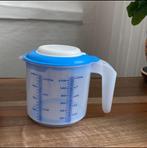 Tupperware mix ‘n meet mixerkom beslagkom blauw 1,25liter, Nieuw, Blauw, Ophalen of Verzenden, Bak of Kom