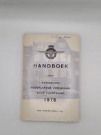 Handboek Koninklijke Nederlandse Ver. voor Luchtvaart 1976., Ophalen of Verzenden, Gebruikt