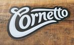 CORNETTO  ijs bordje retro, Verzamelen, Merken en Reclamevoorwerpen, Verzenden, Zo goed als nieuw, Reclamebord