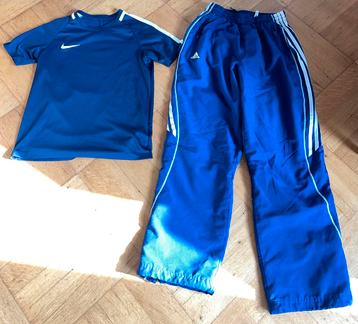 Nike adidas trainingsbroek met rits joggingbroek sportshirt beschikbaar voor biedingen