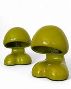 Vintage Jaren 80 Hooded Monk Set van Twee Keramieken Lampen, Ophalen of Verzenden, Minder dan 50 cm