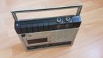 vintage philips radio cassettespeler jaren 70 getest werkend, Ophalen of Verzenden, Gebruikt