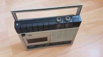 vintage philips radio cassettespeler jaren 70 getest werkend beschikbaar voor biedingen