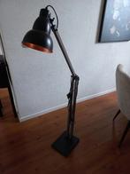 Mooie industriële stoere staande leeslamp, Ophalen, Zo goed als nieuw, 150 tot 200 cm
