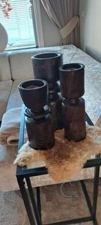Set van 3 kandelaars, Huis en Inrichting, Ophalen, Zo goed als nieuw, Overige materialen, Minder dan 25 cm