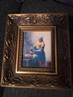Schilderij "Het Melkmeisje" in Gouden Lijst, Ophalen of Verzenden