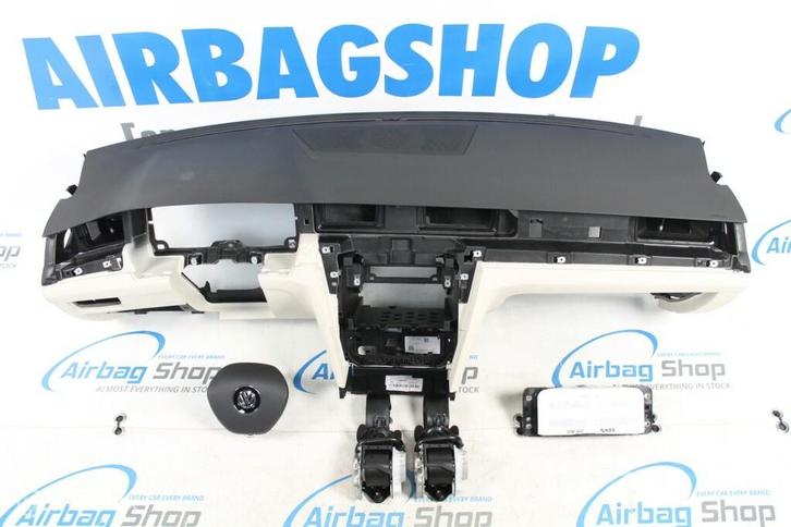 Airbag set - Dashboard zwart/beige Volkswagen Passat B8, Auto-onderdelen, Dashboard en Schakelaars