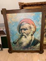 Schilderij man met pijp, Ophalen, Zo goed als nieuw, Schilderij