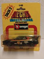 Vintage Bburago 1:43 BMW M1 IMSA zwart blister, Ophalen of Verzenden, Zo goed als nieuw, Auto, Overige merken