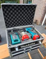 Makita Accuboormachine met Accessoires in Koffer, Doe-het-zelf en Verbouw, Gereedschap | Boormachines, Ophalen, Gebruikt, Variabele snelheid