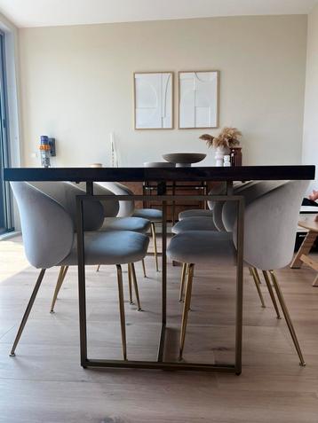 Westwing fluwelen Luisa stoelen  beschikbaar voor biedingen