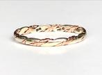 Gouden vintage ring band trouw vriendschap maat 17,5, Ophalen of Verzenden, Gebruikt, 17 tot 18, Goud