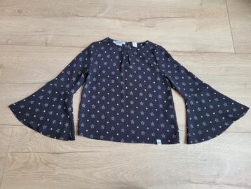 NIK&NIK zwarte top met sterren print maat 116 ~ SJ2100 beschikbaar voor biedingen