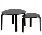 svalsta ikea set van 2 salon/bijzettafel, Huis en Inrichting, Tafels | Bijzettafels, Minder dan 55 cm, Rond, Ophalen of Verzenden