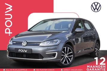 Volkswagen e-Golf 136pk E-DITION | SoH 93% | Warmtepomp | Na beschikbaar voor biedingen