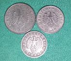 Duits wo2 munt set 3 geld Duitse rijk ww2 oorlogs, Verzamelen, Militaria | Tweede Wereldoorlog, Verzenden, Landmacht, Nederland