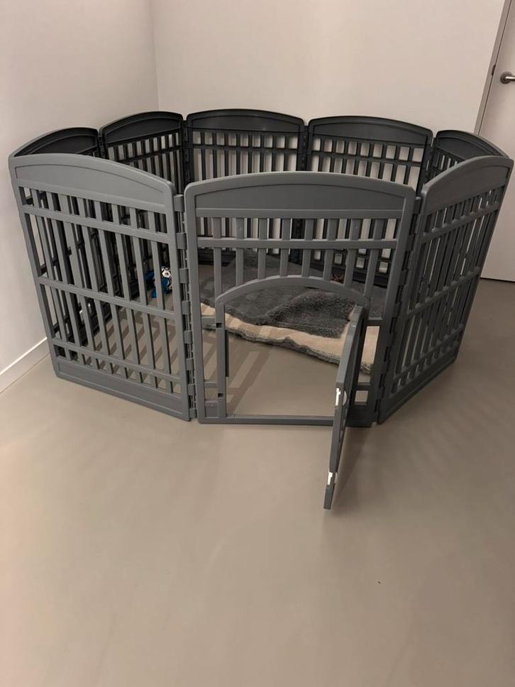 Puppyren, Dieren en Toebehoren, Hondenhokken, Zo goed als nieuw, Hondenhok, 65 tot 100 cm, 110 cm of meer, Ophalen