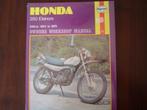 Honda 250 Elsinore 1973-1975 werkplaatsboek CR250M MT250, Motoren, Ophalen of Verzenden, Honda