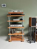 Audio rack ‘flexi rack’ 26 mm massief beukenhout M24, Ophalen, Zo goed als nieuw
