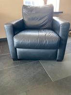 Prachtige lederen fauteuils met Memory foam ️ SETPRIJS, 75 tot 100 cm, Leer, 75 tot 100 cm, Zo goed als nieuw