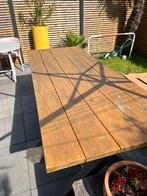 Tuintafel, Ophalen, Gebruikt, Rechthoekig, Hout