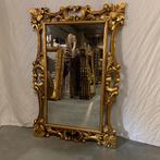 Barok Spiegel - houten lijst -120 x 80 cm- Goud - TTM Wonen, Huis en Inrichting, Woonaccessoires | Spiegels, TTM Wonen, 100 tot 150 cm