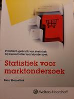Rein Memelink - Statistiek voor marktonderzoek, Nieuw, Overige niveaus, Nederlands, Rein Memelink