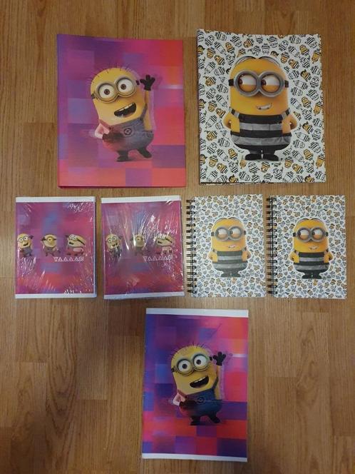 Diverse Minions schriften en mappen, Diversen, Schoolbenodigdheden, Nieuw, Ophalen of Verzenden