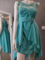 Nieuwe trendy turquoise gala jurk, Blauw, Ophalen of Verzenden, Galajurk, Zo goed als nieuw