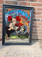 Klassieke kroegspiegel Bières de la Meuse -Art Nouveau stijl, Ophalen, Rechthoekig