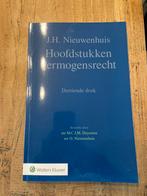 Hoofdstukken Vermogensrecht - Nieuwenhuis, Boeken, Ophalen of Verzenden, Alpha, Zo goed als nieuw, HBO