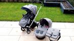 Complete kinderwagen en buggy met Aerosleep matras, Ophalen of Verzenden, Zo goed als nieuw, Combiwagen, Verstelbare duwstang