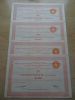 4x Nieuwe Nederlandsch - Amerikaansche Hypotheekbank 1929, Ophalen of Verzenden, 1920 tot 1950, Aandeel
