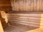 Panorama sauna uit duurzaam thermohout uit voorraad op=op!, Sport en Fitness, Sauna, Ophalen, Fins of Traditioneel, Wellnessandgarden