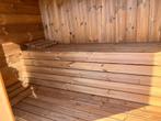 Panorama sauna uit duurzaam thermohout uit voorraad op=op!, Sport en Fitness, Sauna, Ophalen, Nieuw, Fins of Traditioneel, Complete sauna