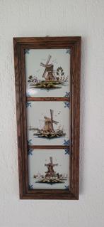 Makkum Tegel Tableau met Molens, Ophalen