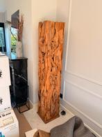 Houten design vloerlamp, Ophalen, Zo goed als nieuw